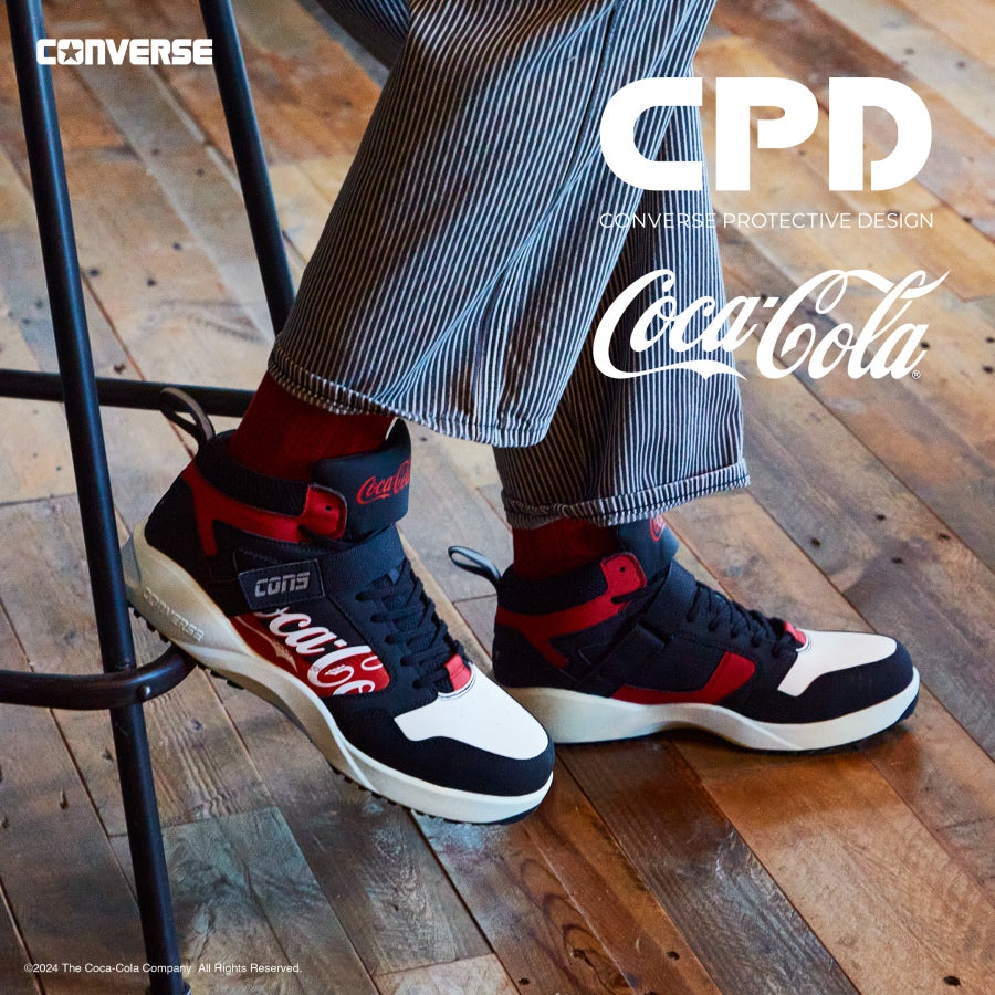 🎌日本直送🎌 【訂貨】Converse x 日本可樂 限定防滑安全工作鞋