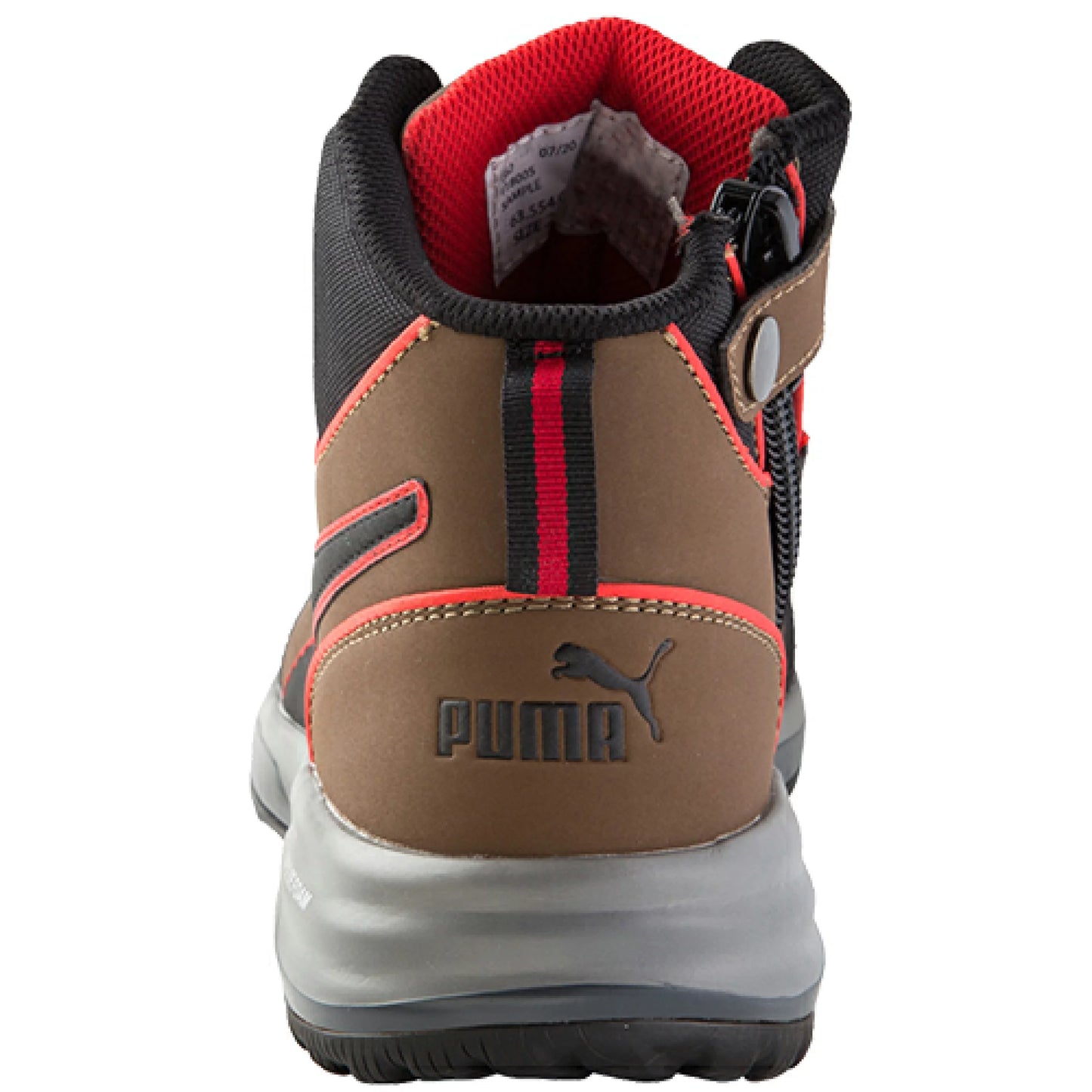 Japan [Ready stock▪️Ready to ship] Puma brown water-splashing and heat-resistant high-top hiking work safety shoes 25cm US7 EU40